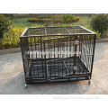 large deluxe heavy duty square tube folding metal dog crates